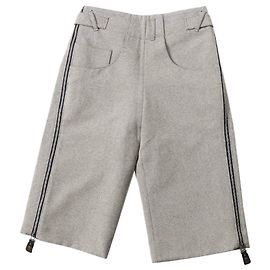 Pantaloni in misto poliuretano con zip laterale Louis Vuitton