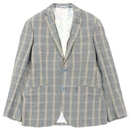 Autre Marque Chaqueta a medida de lana y lino ETRO