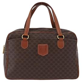 Céline Celine Vintage Macadam Canvas and Leather