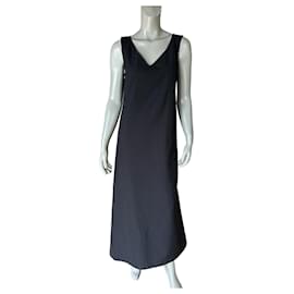 Vestido maxi Robe de Chambre Comme Des Garcons Preto