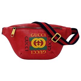 Marsupio in pelle rossa Gucci