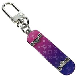 LOUIS VUITTON Bijoux Sac Skate Board Charm metal Silver tone MP3269 Auth 168252M - Louis Vuitton