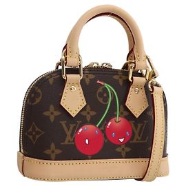 LOUIS VUITTON Monogram Ciliegia Nano Alma Borsa M13416 LV Auth BA11050SM