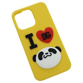 DOLCE&GABBANA D&G x Jujutsu Kaisen Panda iPhone 13 Pro Case Yellow Auth 166921SM - Dolce & Gabbana