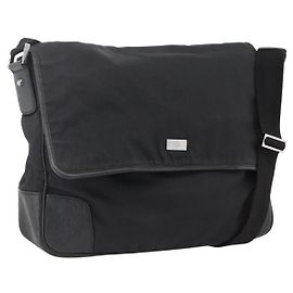 Borsa a Spalla Guccissima in Tela Nera e Argento di GUCCI 162410 Auth bs33484