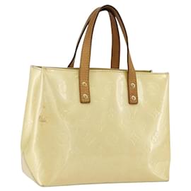 LOUIS VUITTON Monogram Vernis Reade PM Bolso de Mano Perle M91336 LV Auth gh1741 - Louis Vuitton