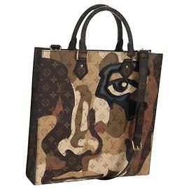 LOUIS VUITTON Borsa Sac Plat NV Ritratto Monogramma LV M46679 Auth 171452SM