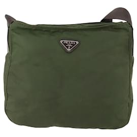 Borsa Messenger con Zip Prada Tessuto Grande