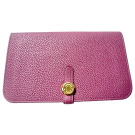 HERMES Cartera Dogon Tosca GM TBE / Cartera Dogon de Hermès