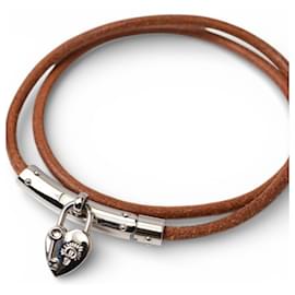 Hermes Viviride Fantasy Heart Cadena Choker Bangle Bracelet - Hermès