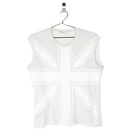 Camiseta sin mangas con estampado de logo Union-Jack Helmut Lang SS97