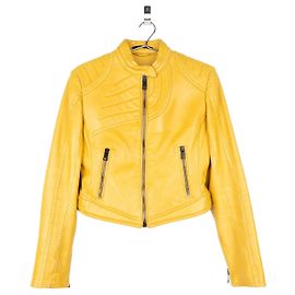 Leder-Moto-Bikerjacke 'Spiral' Gucci von Tom Ford AW00