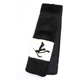 Sciarpa in visone con logo LV di Louis Vuitton