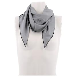 Hermès Stola in seta grigia