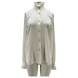 Autre Marque Weiße Seidenbluse