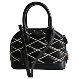 Louis Vuitton Alma BB in pelle malletage nera
