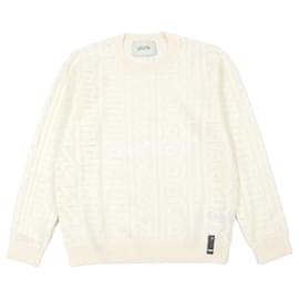 Fendi×Marc Jacobs FZX131 Wollstrick Langarm-T-Shirt