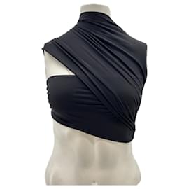 AMAZUIN Asymmetrical Black Top - Autre Marque