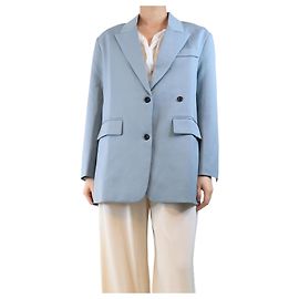 Autre Marque Oversized Blazer in staubigem Blau Spencer - Größe S