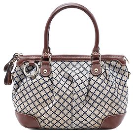 Borsa Sukey in tela Diamante beige di Gucci
