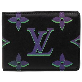 Billetera múltiple Louis Vuitton Monogram negra Spotlight