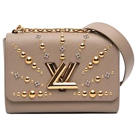 Louis Vuitton Sol Twist MM in Epi Marrone Studded