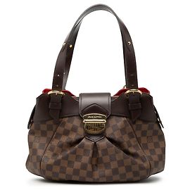 Louis Vuitton Marrone Damier Ebene Sistina PM