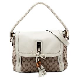 Borsa Bella in Tela GG Beige di Gucci