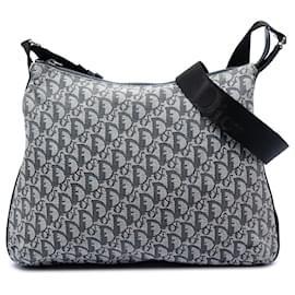 Borsa a tracolla in tela Trotter Diorissimo blu di Dior