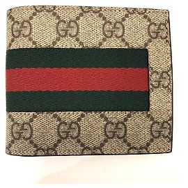 Portefeuille bi-fold Gucci en GG Supreme