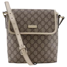 Borsa a Spalla Gucci Beige GG Supreme