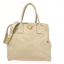 Prada Convertible Offene Einkaufstasche Vitello Daino Mittel