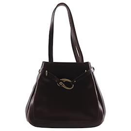 Sac fourre-tout en cuir marron Bally