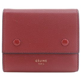 Céline Celine Small Folded Multifunction Tri-Fold Wallet