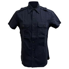 Camicia tattica Ralph Lauren Purple Label in cotone blu navy