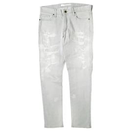 Autre Marque PANTALONES DE DENIM ELÁSTICO TAPERED BOYFRIEND de Algodón