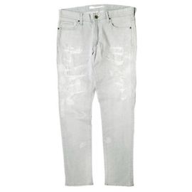 Autre Marque Pantalones de mezclilla tapered de algodón y poliuretano