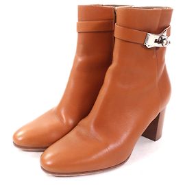 Stivali in pelle metallica Kelly Saint Germain di Hermès