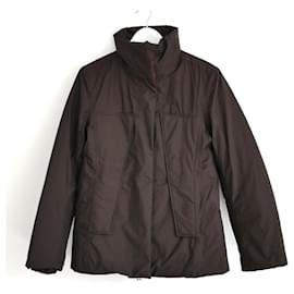 Vintage braune gesteppte Skijacke Prada Linea Rossa Y2K