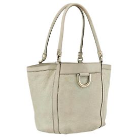 GUCCI GG Canvas Guccissima Tote Bag aus Leder in Beige und Gold 211982 Auth bs33709