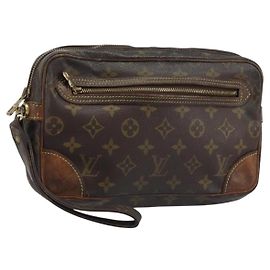 LOUIS VUITTON Monogram Marly Dragonne GM Clutch Bag M51825 LV Auth ka2854