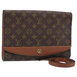 LOUIS VUITTON Borsa a Spalla Monogram Bordeaux 27 M51797 LV Auth ep13588