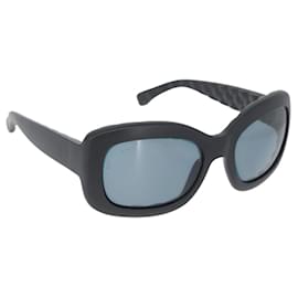 Occhiali da sole CHANEL in plastica Neri CC Auth ka2963 - Chanel