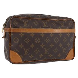 LOUIS VUITTON Clutch Compiegne 28 M51845 LV Auth BA10976