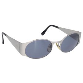 Occhiali da sole CHANEL metallo Argento 06926 45002 CC Auth BA11300