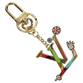 LOUIS VUITTON LV Iconic Superflat Charm metal Gold Tone M02468 LV Auth LNZ409SAM - Louis Vuitton