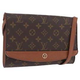 LOUIS VUITTON Borsa a Spalla Monogram Bordeaux 24 M51798 LV Auth 173731
