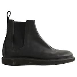Bottega Veneta Botas de cuero negro