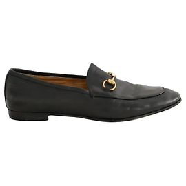 Gucci Schwarze Lederloafers