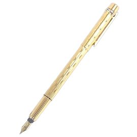 Penna a inchiostro Cartier Trinity Do motivo diamante Au750